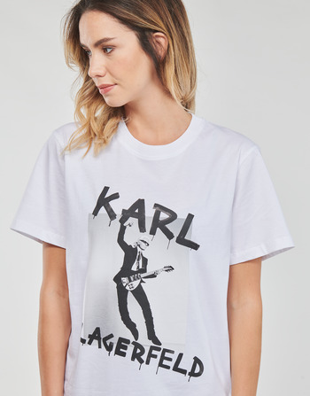Karl Lagerfeld KARL ARCHIVE OVERSIZED T-SHIRT Bianco
