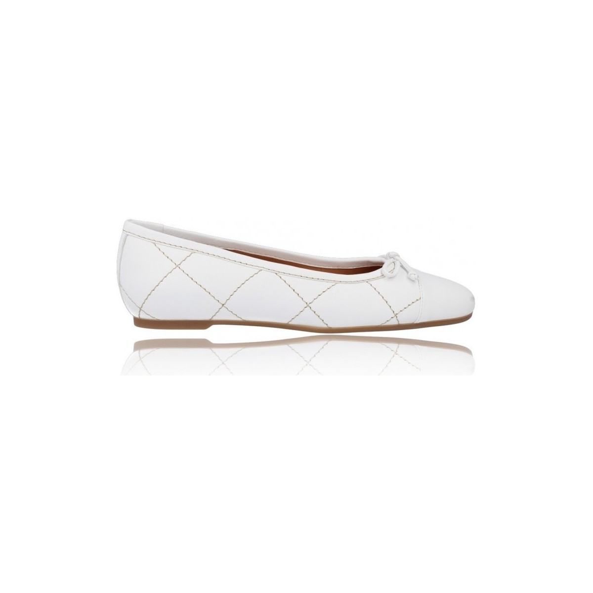 Scarpe Donna Ballerine Pedro Miralles Zapatos Bailarinas de Piel para Mujer de  18020 Bianco