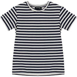 Abbigliamento Bambino T-shirt maniche corte Imperial T-SHIRT GIROCOLLO MC RIGATA Blu