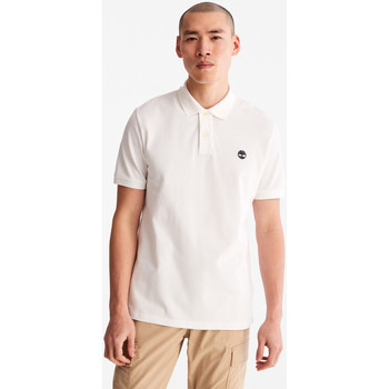Abbigliamento Uomo T-shirt & Polo Timberland TB0A26N41001 POLO-1001 - WHITE Bianco