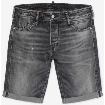 Abbigliamento Uomo Shorts / Bermuda Le Temps des Cerises Bermuda shorts in jeans LAREDO Nero