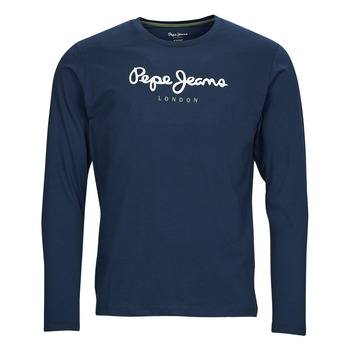 Abbigliamento Uomo T-shirts a maniche lunghe Pepe jeans EGGO LONG Marine