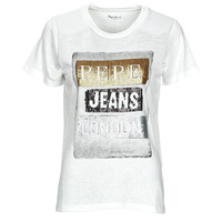 Abbigliamento Donna T-shirt maniche corte Pepe jeans TYLER Bianco