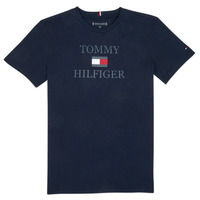 Abbigliamento Bambino T-shirt maniche corte Tommy Hilfiger KB0KB07794-SKY Marine