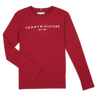 Abbigliamento Bambina T-shirts a maniche lunghe Tommy Hilfiger KS0KS00202-XJS Bordeaux