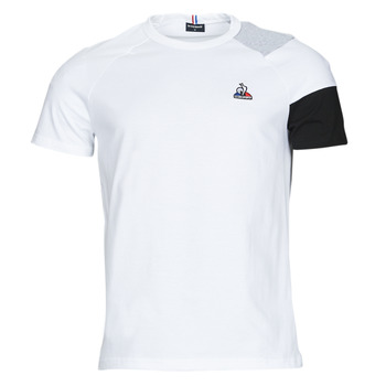 Abbigliamento Uomo T-shirt maniche corte Le Coq Sportif BAT TEE SS N 1 Bianco / Grigio / Nero