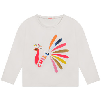 Abbigliamento Bambina T-shirts a maniche lunghe Billieblush U15A38-121 Bianco