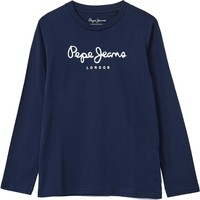 Abbigliamento Bambino T-shirts a maniche lunghe Pepe jeans NEW HERMAN Marine