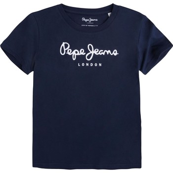 Abbigliamento Bambino T-shirt maniche corte Pepe jeans ART Marine