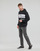 Abbigliamento Uomo Felpe Calvin Klein Jeans INSTITUTIONAL BLOCKING HOODIE Nero / Bianco