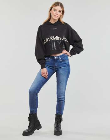 Abbigliamento Donna Jeans skynny Calvin Klein Jeans MID RISE SKINNY Blu / Medium