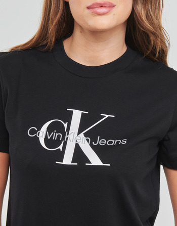 Calvin Klein Jeans CORE MONOGRAM REGULAR TEE Nero