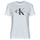 Abbigliamento Donna T-shirt maniche corte Calvin Klein Jeans CORE MONOGRAM REGULAR TEE Bianco