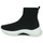 Scarpe Donna Sneakers alte Calvin Klein Jeans 2 PIECE SOLE SOCK BOOT - KNIT Nero
