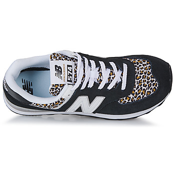 New Balance 574 Nero / Leopard