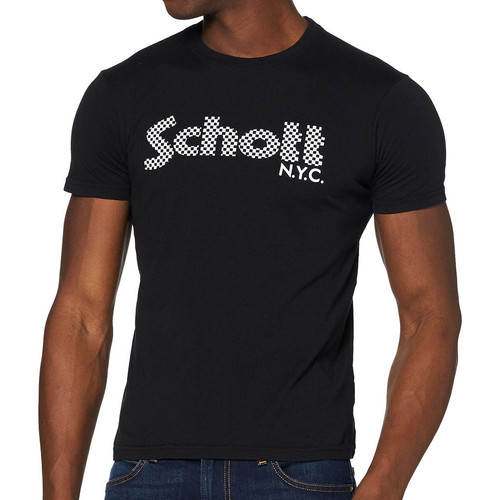 Abbigliamento Uomo T-shirt & Polo Schott TSLOGO Nero