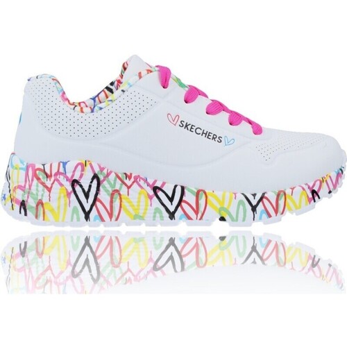Scarpe Donna Sneakers Skechers Zapatillas Deportivas de  314976L UNO LITE - LOVELY LUV Bianco