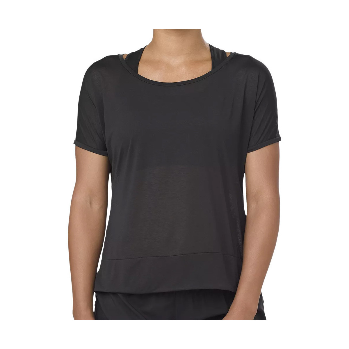Abbigliamento Donna T-shirt & Polo Asics 154537-0904 Nero