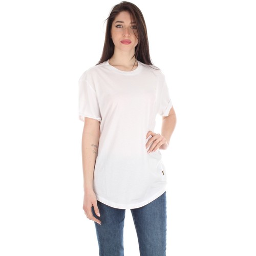 Abbigliamento Donna T-shirt maniche corte G-Star Raw D16902-4107 Bianco
