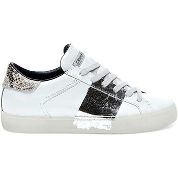 Scarpe Donna Sneakers Crime London LOW TOP DISTRESSED White