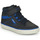 Scarpe Bambino Sneakers alte Geox J GISLI BOY Nero / Blu