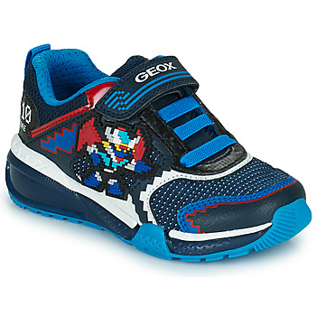 Scarpe GEOX Bambini Sneakers Trendy  BLU PU,Tessuto B922TD-01514-C0735 