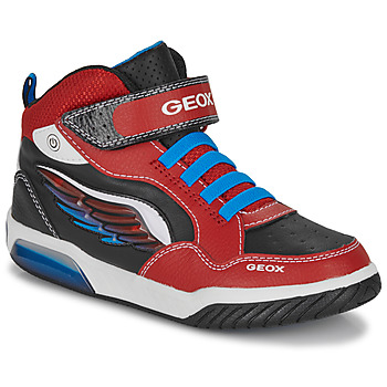 Scarpe Bambino Sneakers alte Geox J INEK BOY D Rosso / Blu