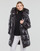 Abbigliamento Donna Piumini MICHAEL Michael Kors HORIZONTAL QUILTED DOWN COAT WITH  ATTACHED HOOD Nero