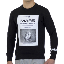 Abbigliamento Uomo Felpe Nasa MARS03S-BLACK Nero