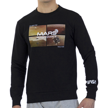 Abbigliamento Uomo Felpe Nasa MARS09S-BLACK Nero