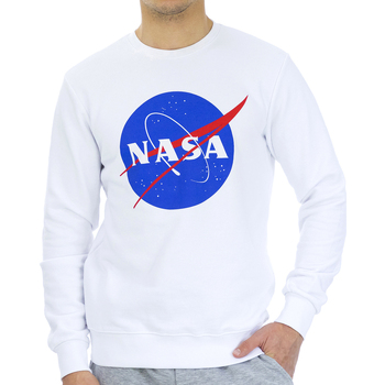 Abbigliamento Uomo Felpe Nasa NASA11S-WHITE Bianco