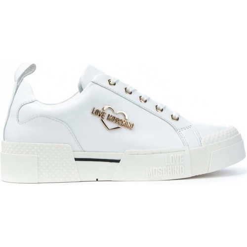 Scarpe Donna Trekking Love Moschino Ja15625g0e Sneakers Lacci Bianco