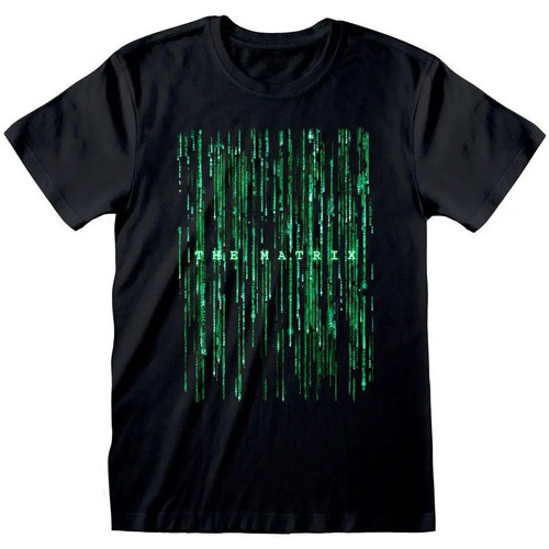 Abbigliamento T-shirts a maniche lunghe Matrix Coding Nero