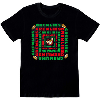 Abbigliamento T-shirts a maniche lunghe Gremlins HE788 Nero