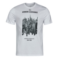 Abbigliamento Uomo T-shirt maniche corte Armani Exchange 6LZTFG-ZJBVZ Bianco