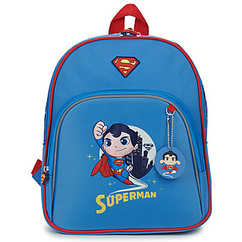 Borse Bambino Zaini Back To School SUPER FRIENDS SAC A DOS SUPERMAN Blu