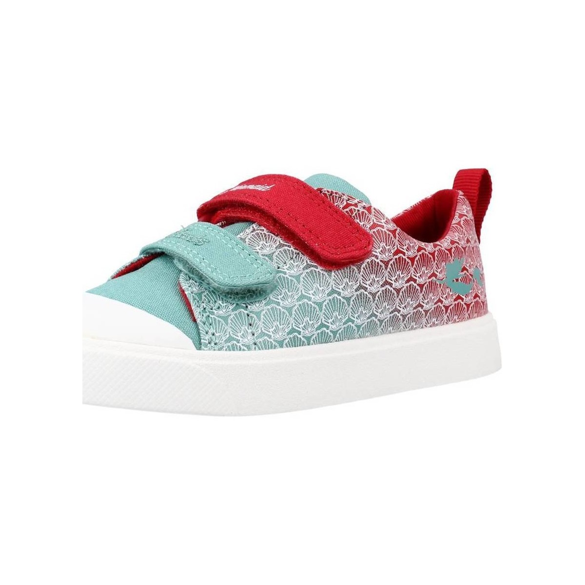 Scarpe Bambina Sneakers basse Clarks CITY SHELL T Rosso