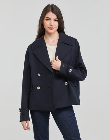 CappottoAmerican Vintage in Materiale sintetico di colore Grigio Donna Abbigliamento da Cappotti da Cappotti lunghi e invernali 