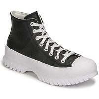 Scarpe Donna Sneakers alte Converse Chuck Taylor All Star Lugged 2.0 Leather Foundational Leather Nero