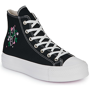 Scarpe Donna Sneakers alte Converse Chuck Taylor All Star Lift Crystal Energy Nero