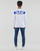 Abbigliamento Uomo Felpe Emporio Armani EA7 6LPM69 Bianco / Blu