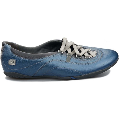 Scarpe Donna Sneakers Clarks Idyllic Slip Blu