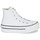 Scarpe Unisex bambino Sneakers alte Converse Chuck Taylor All Star Eva Lift Leather Foundation Hi Bianco