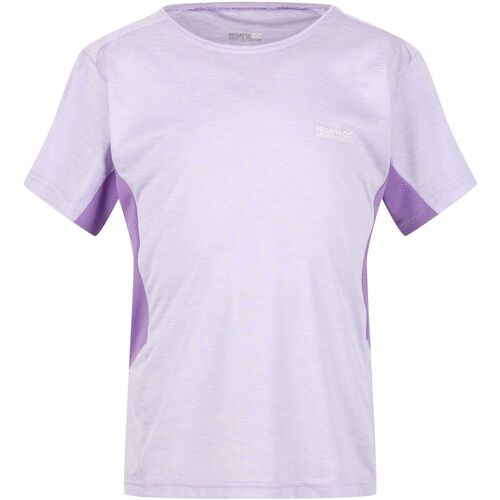 Abbigliamento Unisex bambino T-shirts a maniche lunghe Regatta Takson III Viola