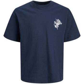 Abbigliamento Bambino T-shirt & Polo Jack & Jones 12206311 FLOWS-NAVY BLAZER Blu