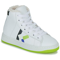 Scarpe Unisex bambino Sneakers alte Kenzo K59054 Bianco