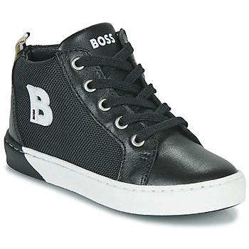 Scarpe Bambino Sneakers alte BOSS J09181 Nero