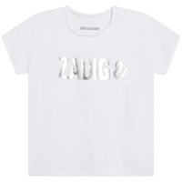 Abbigliamento Bambina T-shirt maniche corte Zadig & Voltaire X15370-10B Bianco