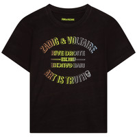 Abbigliamento Bambino T-shirt maniche corte Zadig & Voltaire X25332-09B Nero