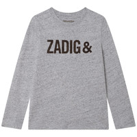Abbigliamento Bambino T-shirts a maniche lunghe Zadig & Voltaire X25334-A35 Grigio
